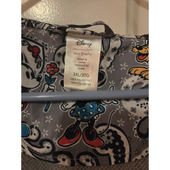 Disney/Vera Bradley  Packable Hooded Raincoat Size 3xl - Picture 3 of 11